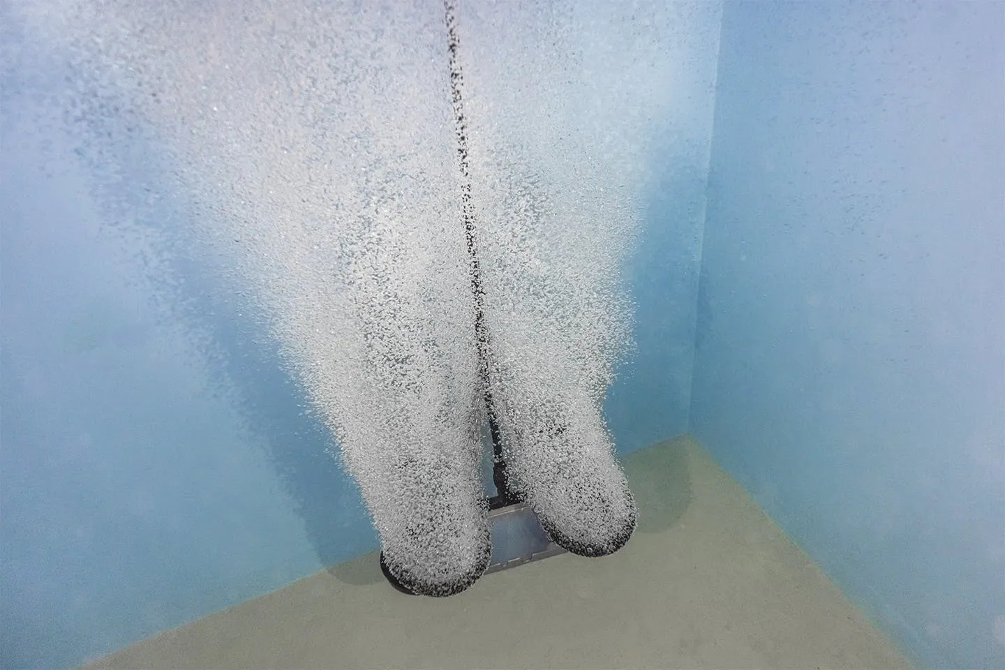 Agitators like this use fine bubbles to mix water that utimately helps break up fats, oils and grease before they create clogs in the system. Agitators like this use fine bubbles to mix water that utimately helps break up fats, oils and grease before they create clogs in the system.