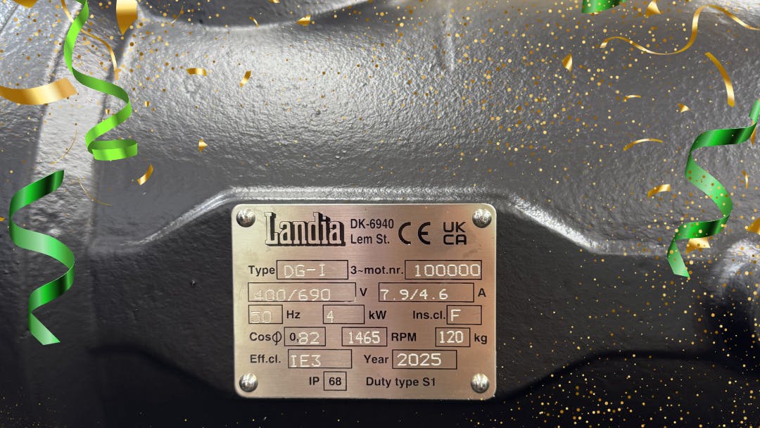 Landia marks milestone with 100,000th pump and mixer sold