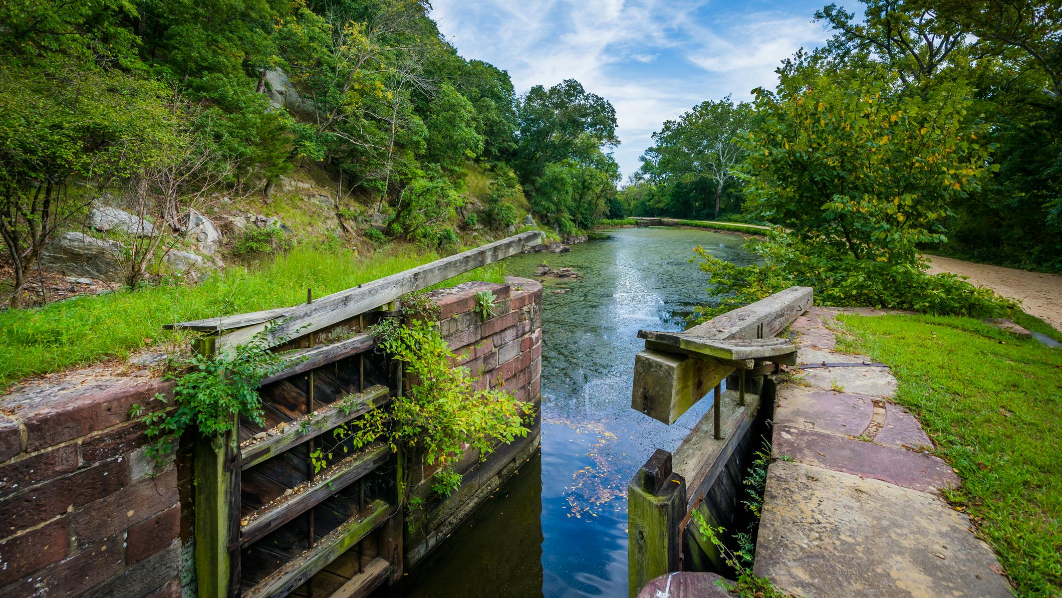 The C & O Canal, at Chesapeake & Ohio Canal National Historical Park, Maryland