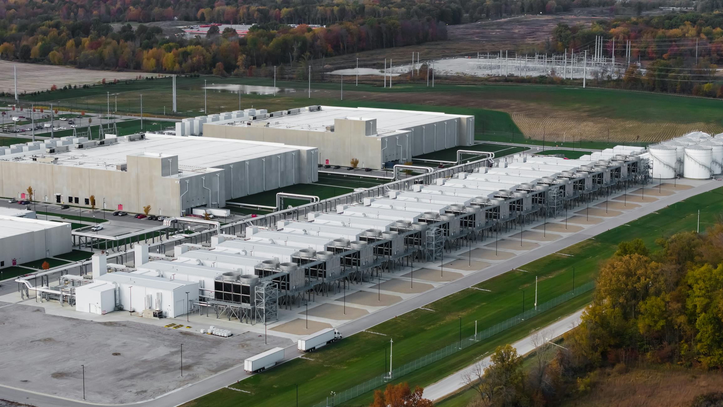 Data center at the suburbs of Columbus city, New Albany, Ohio